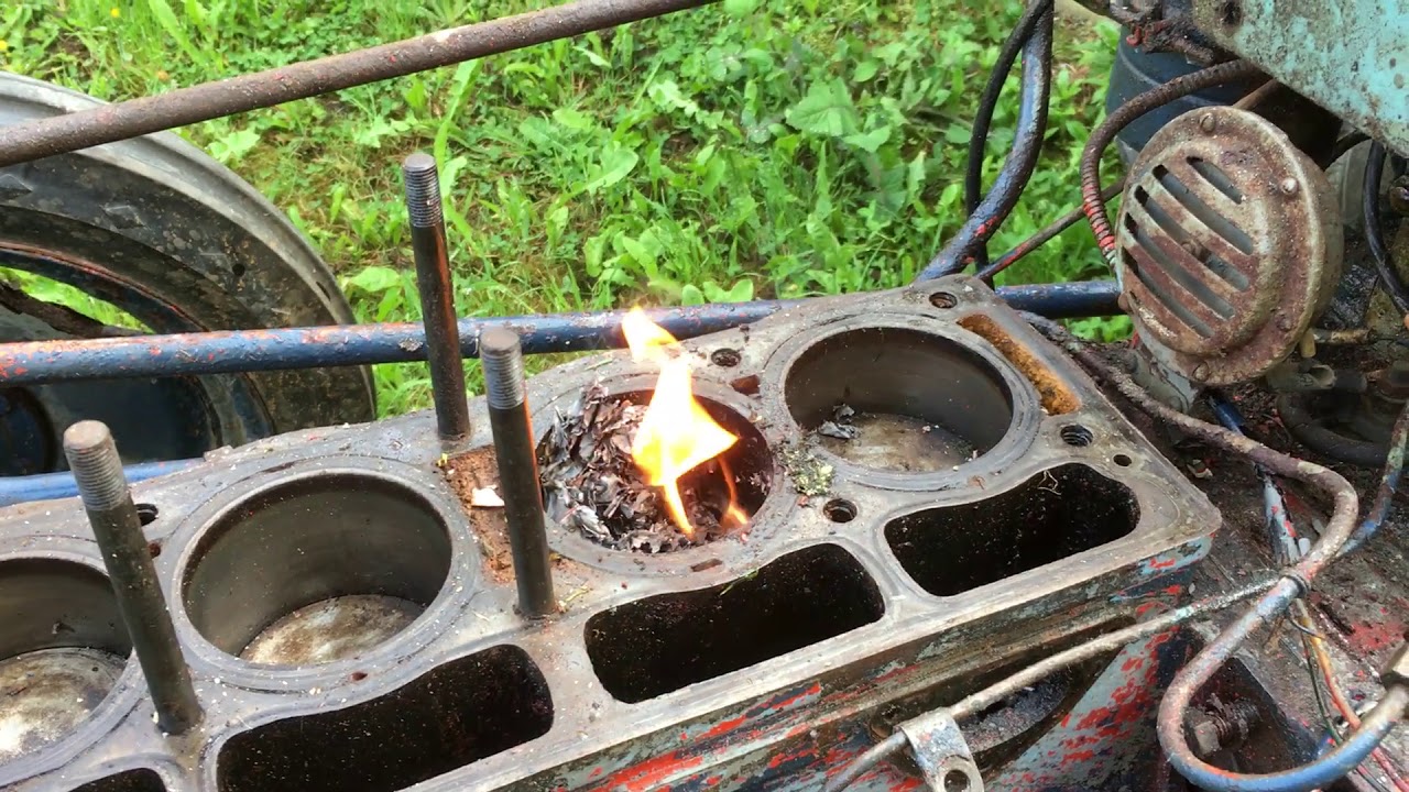 Massey Ferguson TEA20 Tractor Part 3 - I set fire to the engine in dispare !