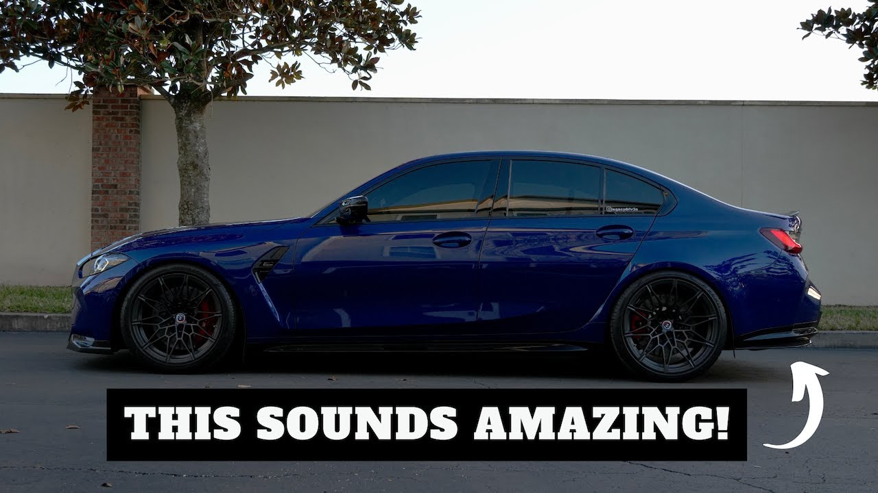This new exhaust setup is INCREDIBLE! | BMW G80 M3