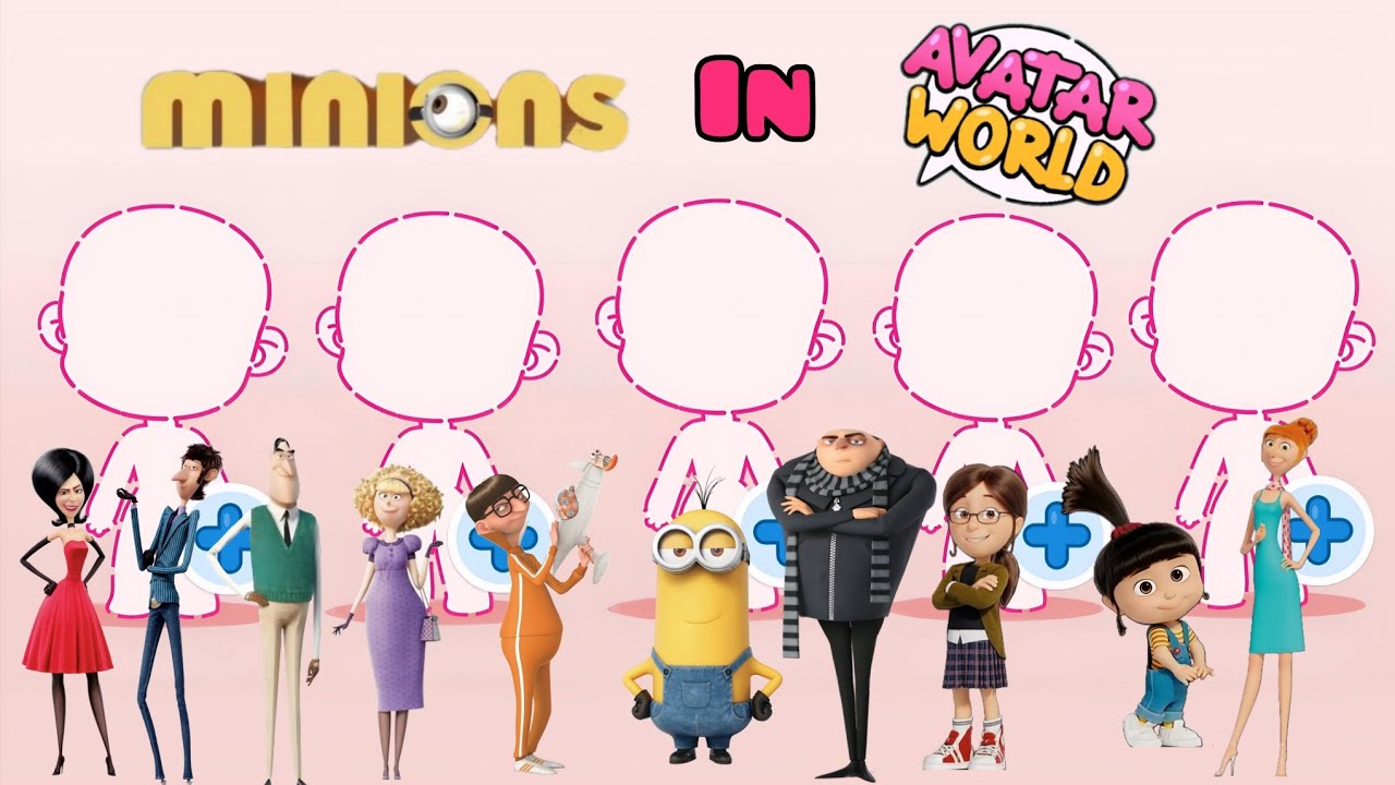 How To Make Minions 👀💛💙 in Avatar World!! #avatarworld #minions #video