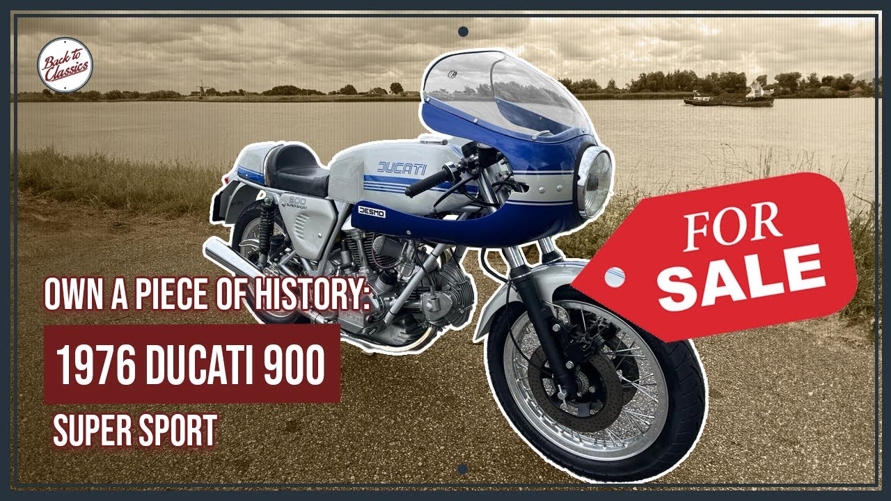 Редкий Ducati 900 Super Sport 1976 года теперь продается — коллекционеры, готовьтесь!