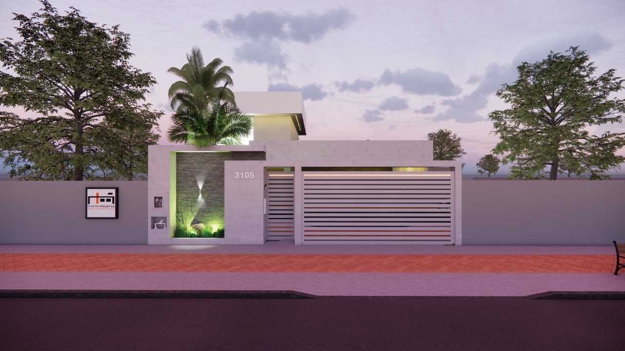 Projeto de Casa com 4 quartos em terreno 10x30 - 210m2 - Projeto 431