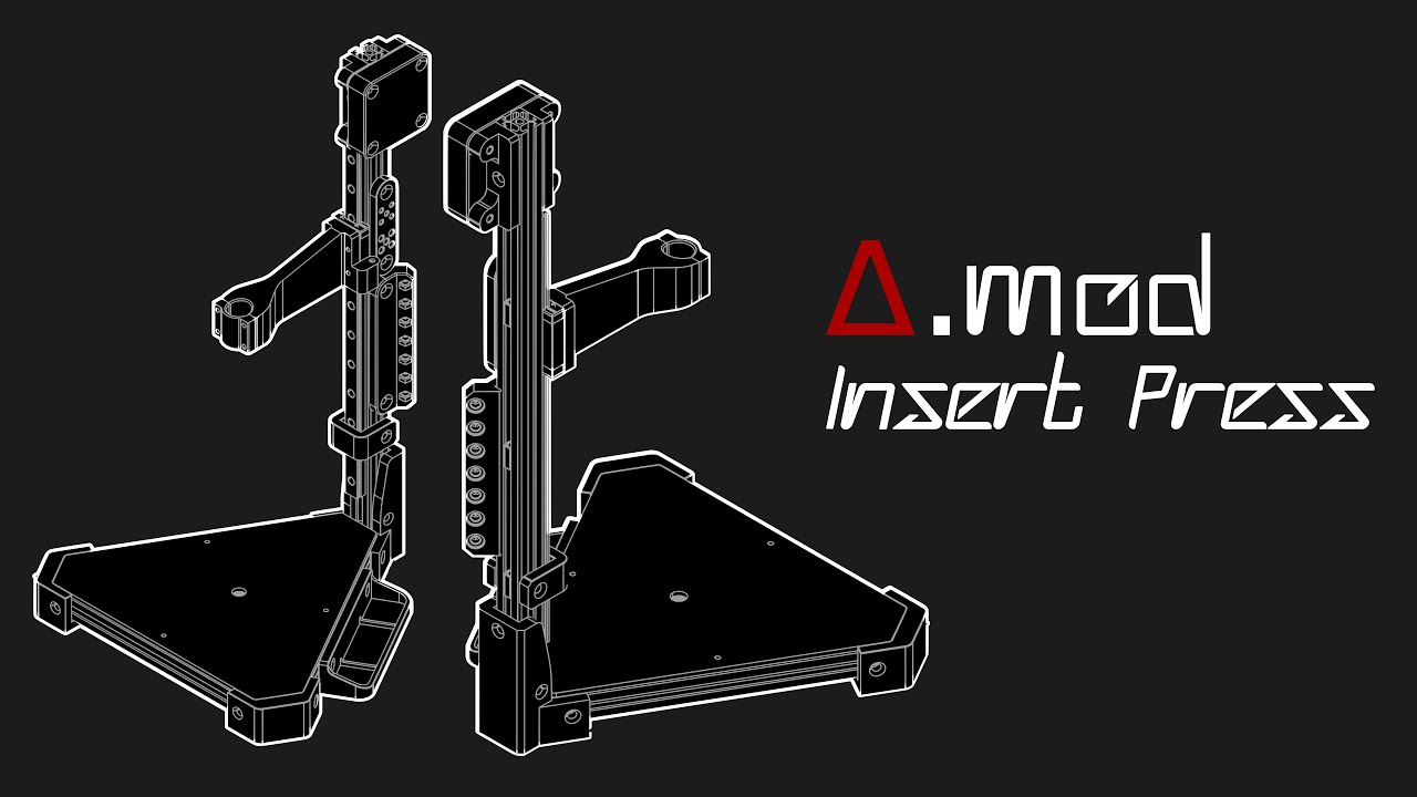 On améliore la presse à insert - 3d print & CAO - Live 244