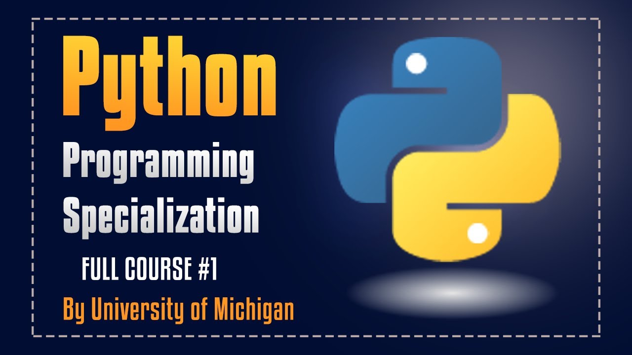 Python Programming Specialization For Beginners | Python Full Course [Course #1 of 5]
