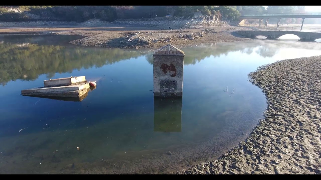 LAC DE CARCES (VAR) VU PAR DRONE