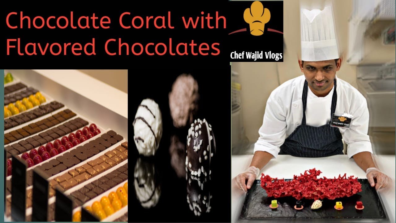 How to make chocolate coral ! Flavored chocolates ! Choaolates !