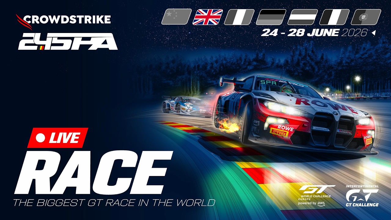 LIVE | Race | CrowdStrike 24 Hours of Spa | GT World Challenge pwd by AWS 2026