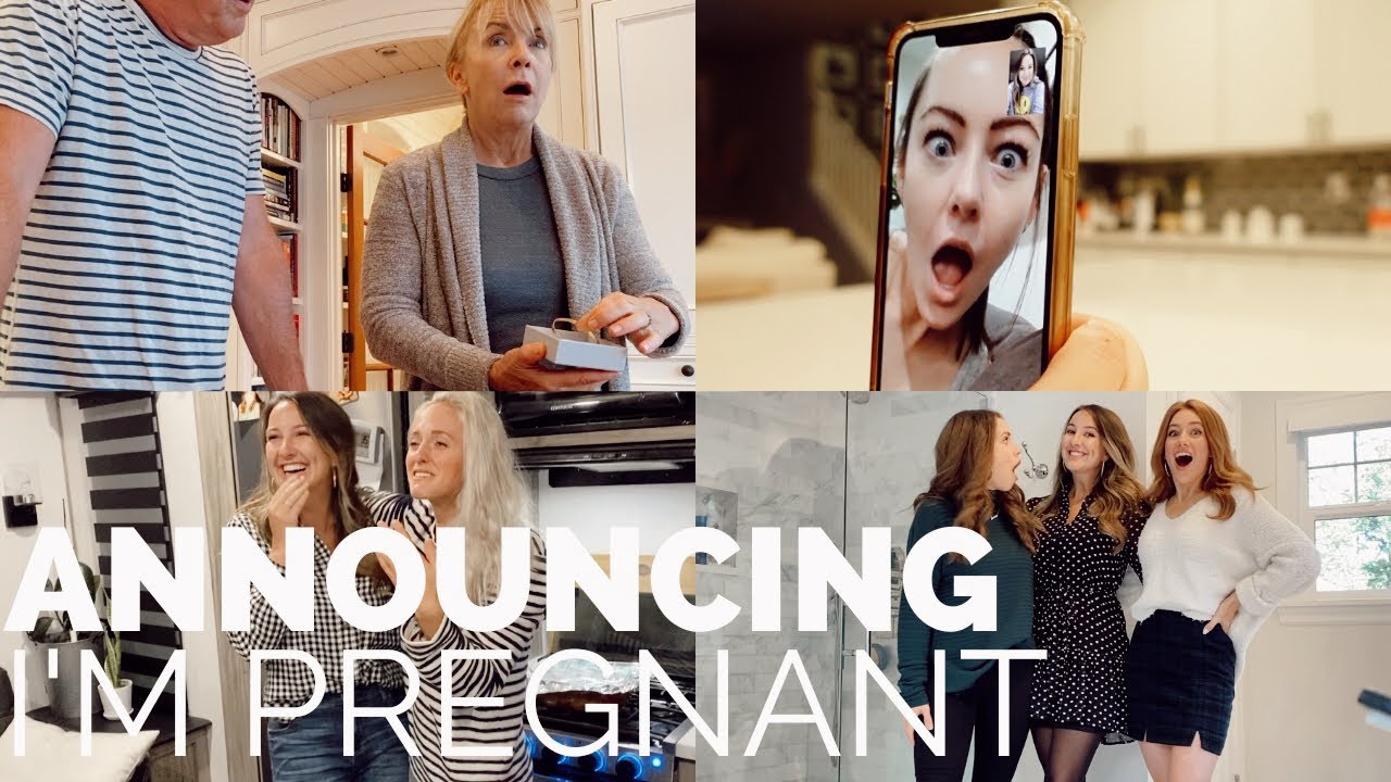 TELLING FRIENDS & FAMILY WE'RE PREGNANT  |  heather fern