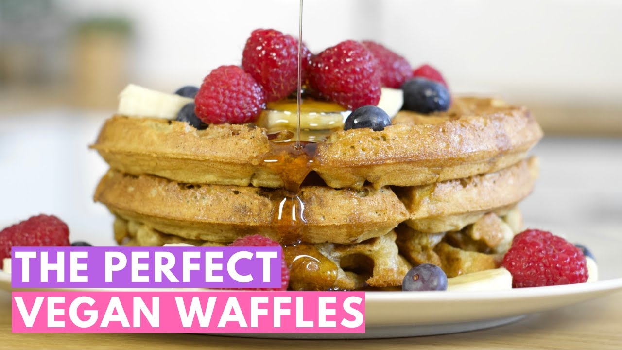 The Perfect Vegan Waffles