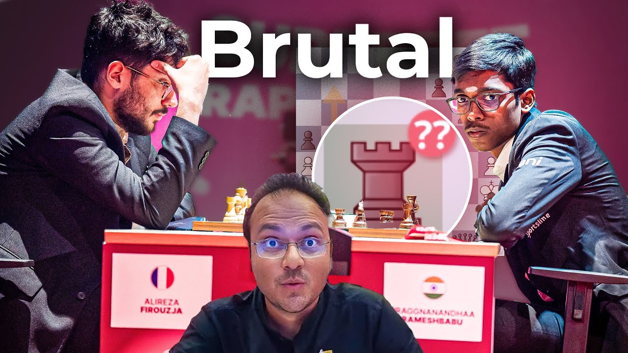 That was one hell of a brutal end | Firouzja vs Praggnanandhaa | Superbet Rapid 2025