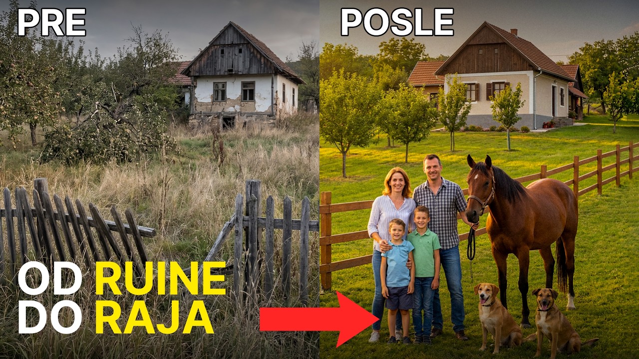Nije znao NI&Scaron;TA o selu ALI je SAM napravio od DEDOVINE imanje iz SNOVA | Izazovi Avanturu turizam