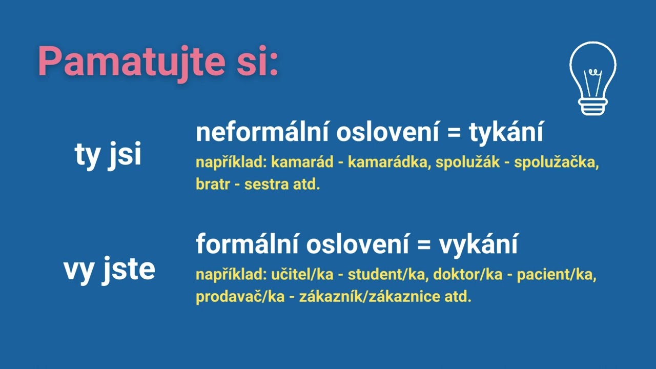 Levou zadní online 1.3 FORMÁLNÍ A NEFORMÁLNÍ