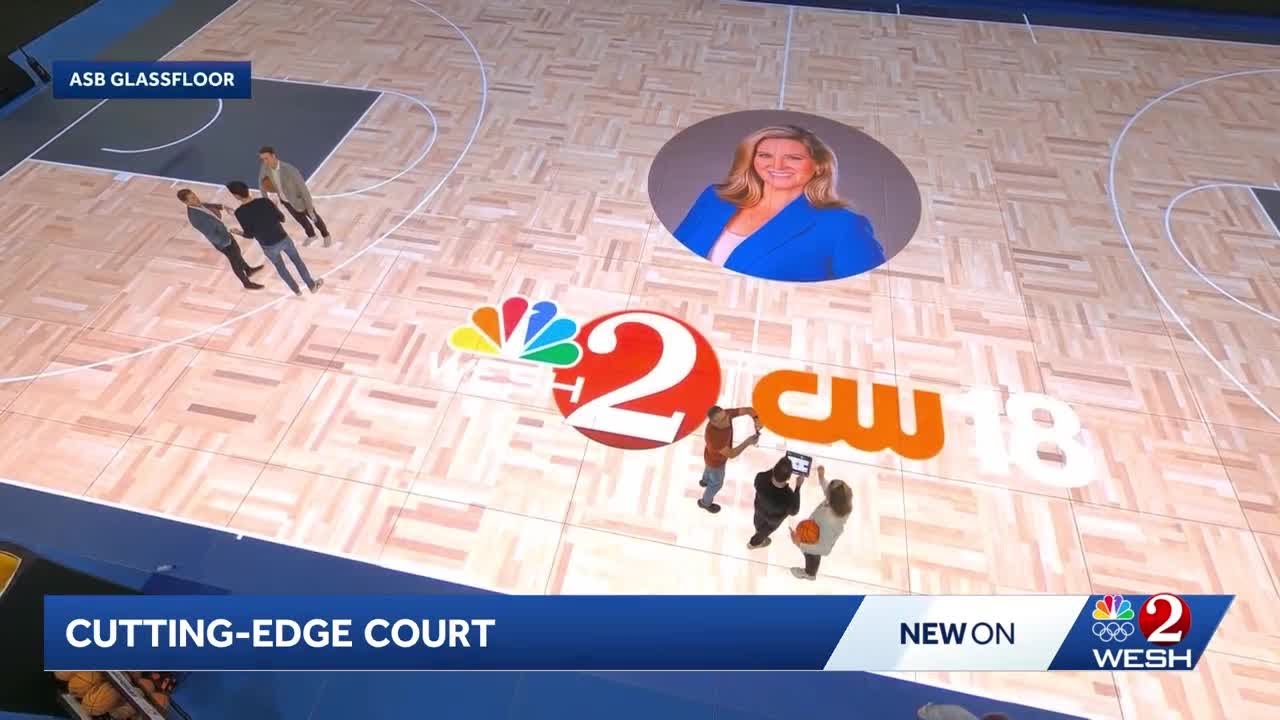Orlando's high-tech glass basketball court offers a glimpse into the future