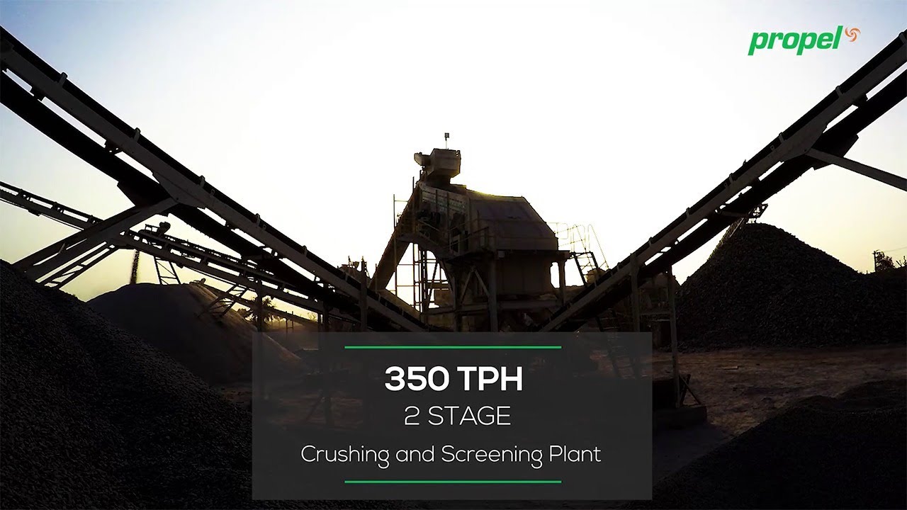 PROPEL | 350 TPH 2 STAGE CRUSHING & SCREENING PLANT | PROPEL. ALWAYS AHEAD