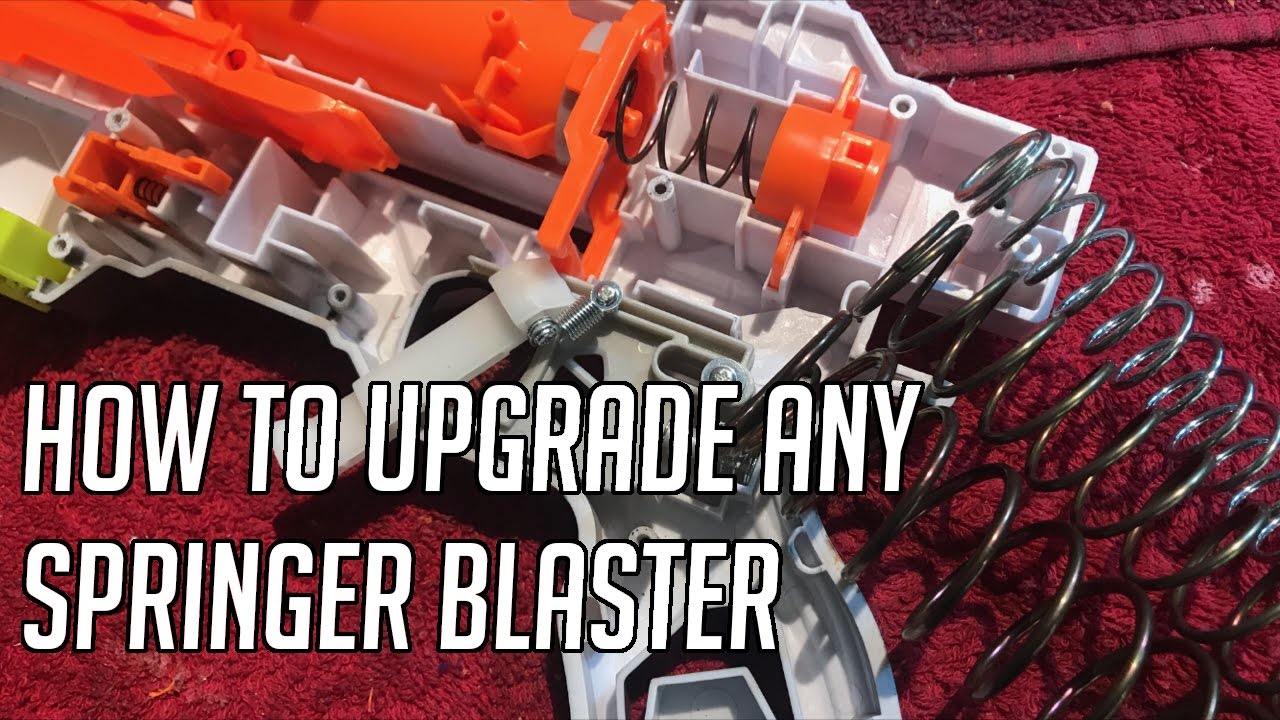 Как модернизировать любой бластер Nerf Springer || Руководство по модификации бластера Nerf Springer