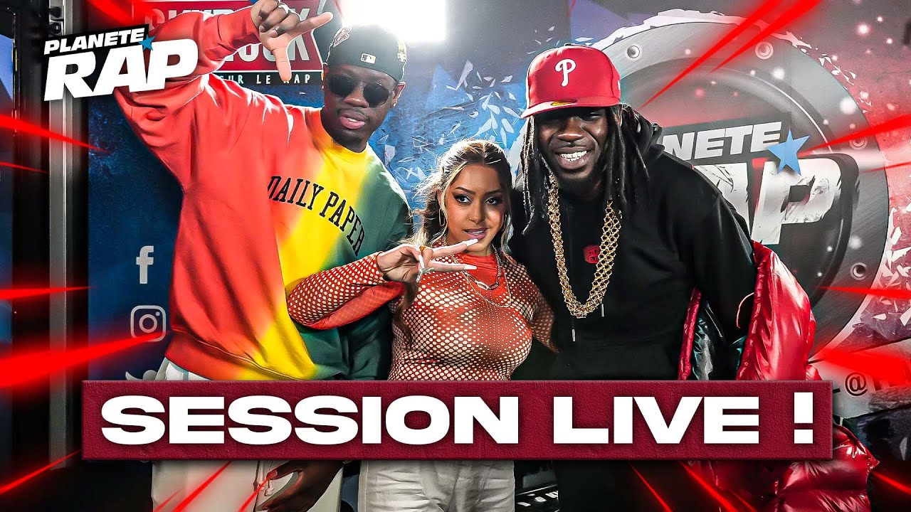 SESSION FREESTYLE avec Kim, Gazo & Franglish ! #PlanèteRap
