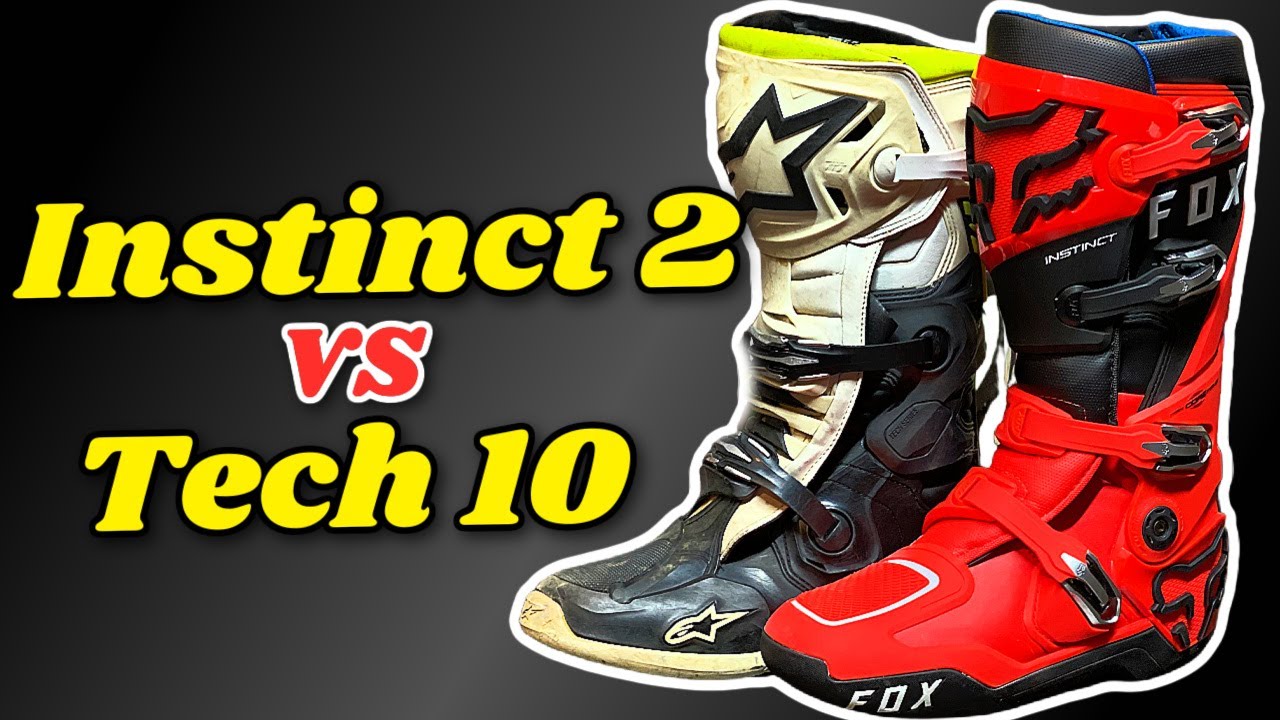 Ботинки Fox Instinct 2 против Alpinestars Tech 10 — впервые надел Fox после более чем 15 лет испо...