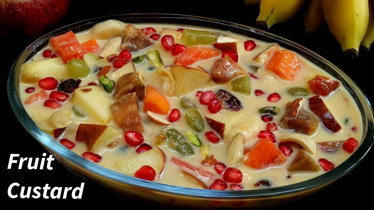 ಬಿಸಿಲಿನ ತಾಪಕ್ಕೆ ತಂಪಾದ 😋fruit custard ನ ಮಾಡಿ |Yummy Fruit custard recipe