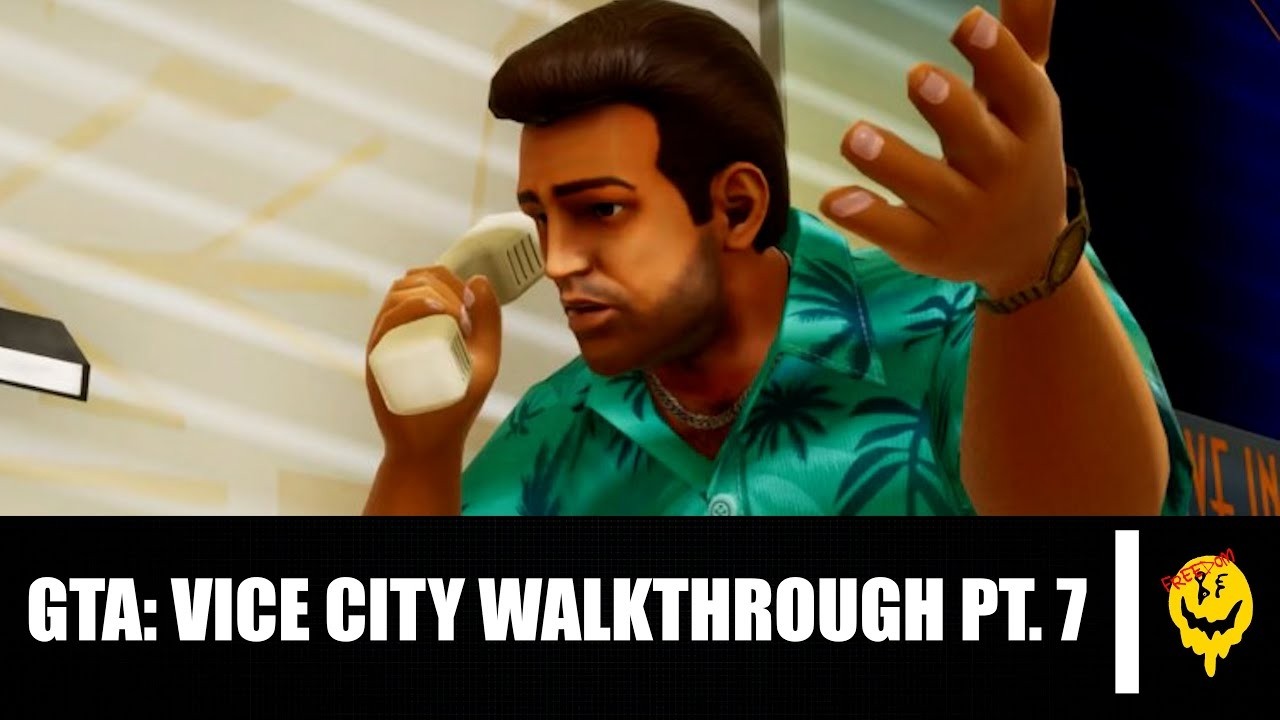 Прохождение игры GTA: Vice City в разрешении 4K, часть 7.