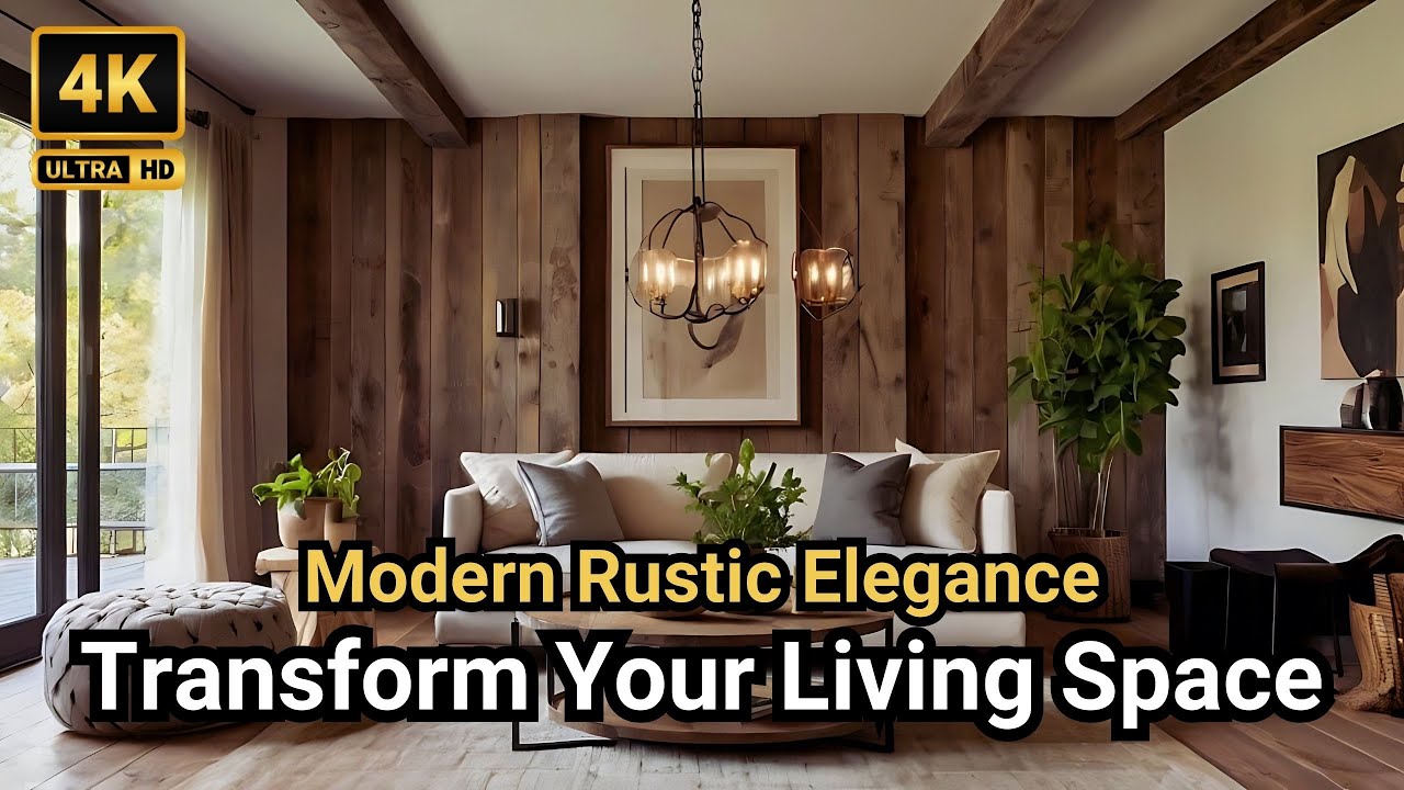 Rustic Warmth and Modern Sophistication: Home Design Fusion