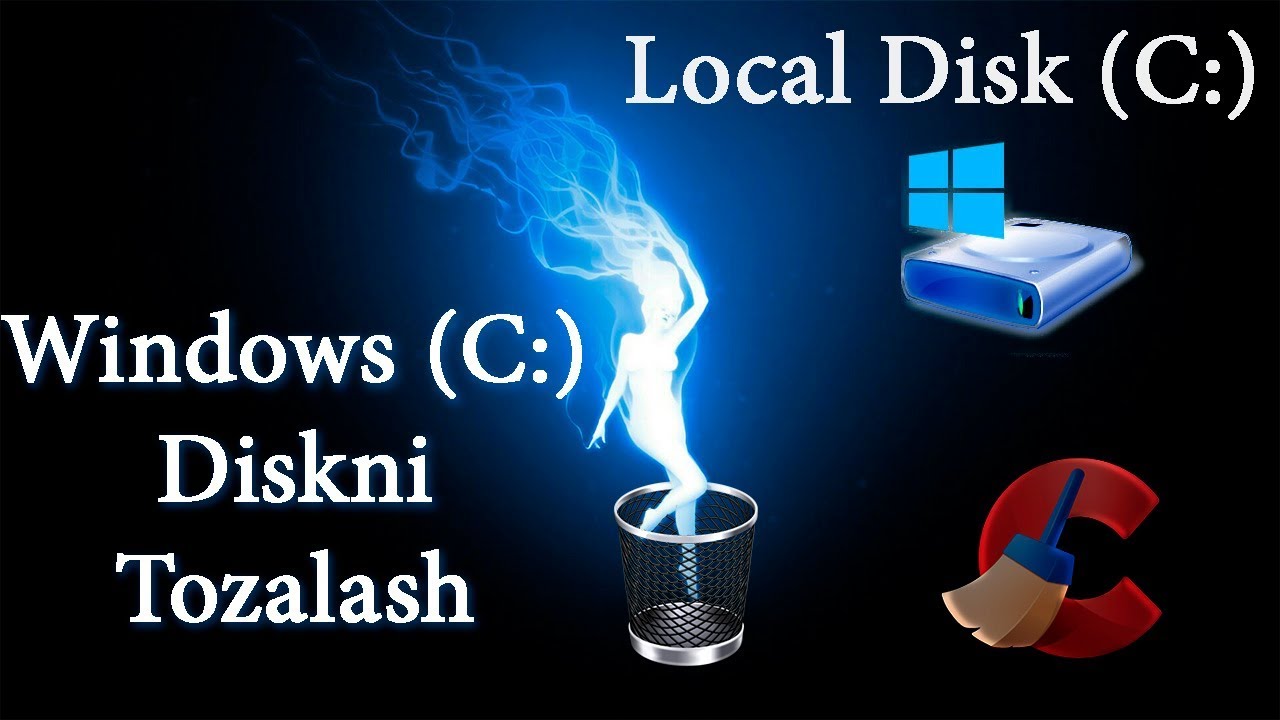 C diskni tozalash Windows