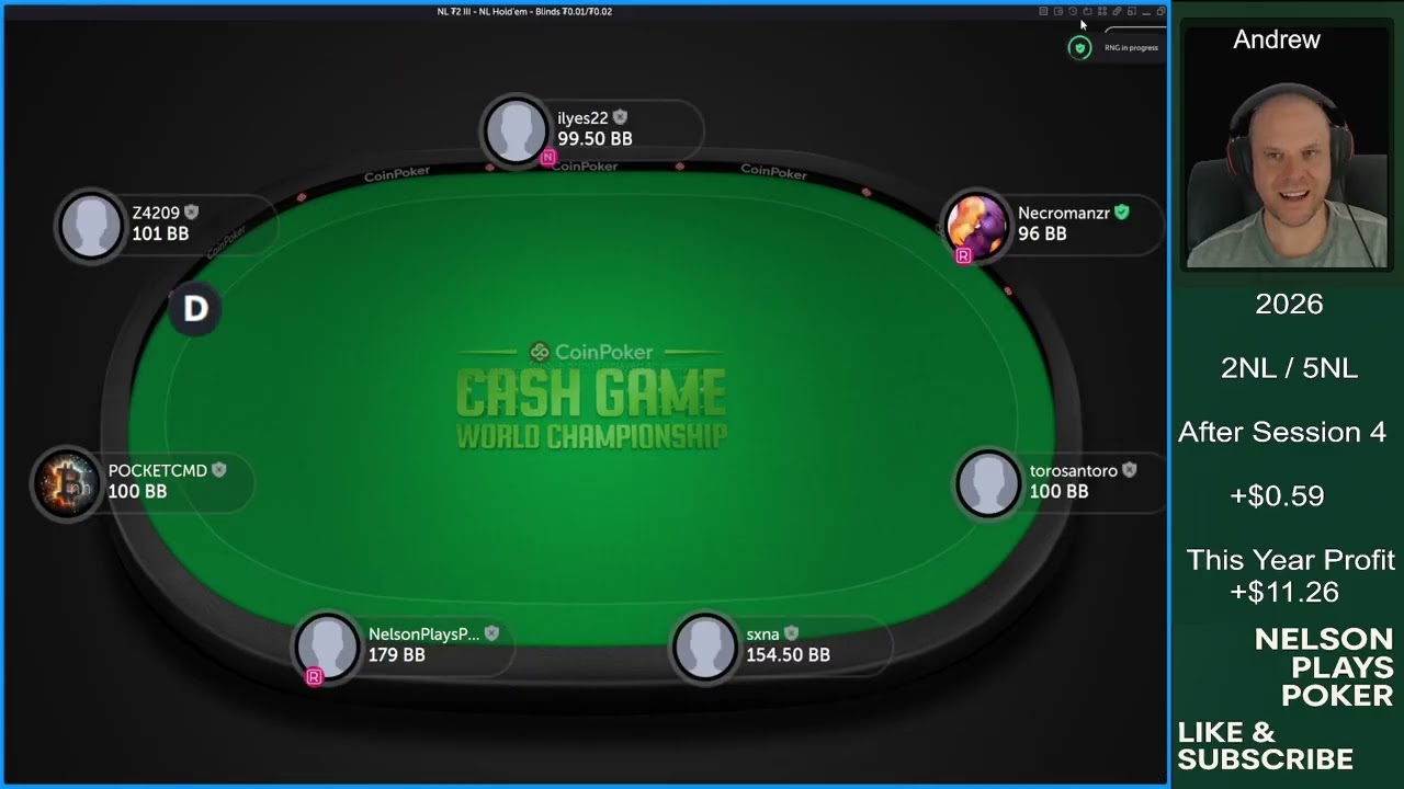 Hit and Run Discipline | Micro Stakes Poker 2NL | 2026 Session 5