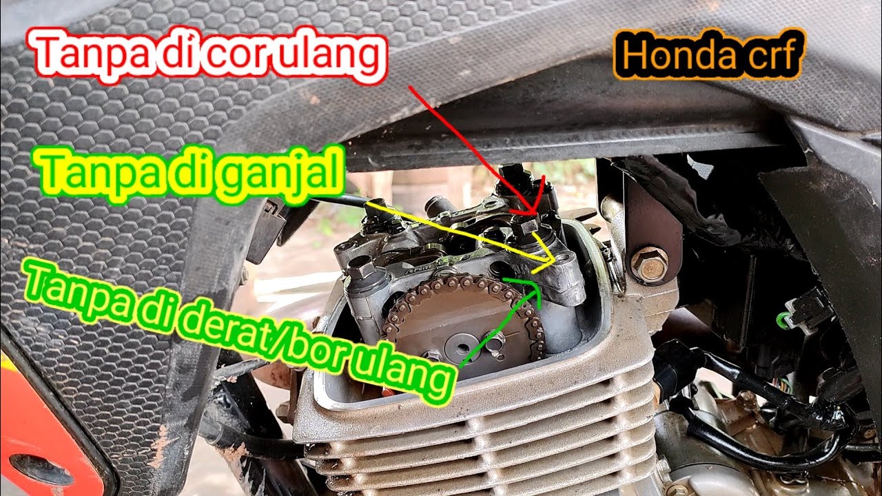 Cara atasi baut tutup klep Honda CRF dol/selek