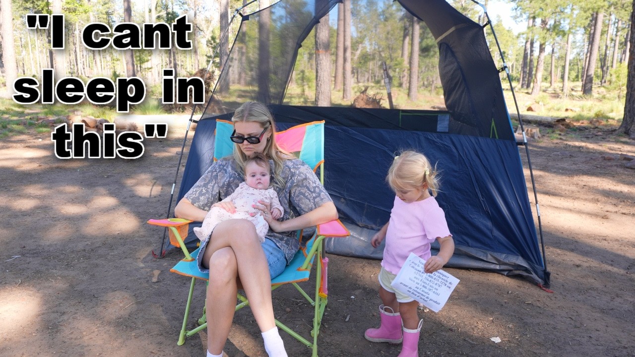 We went Tent Camping.. Bad Idea!