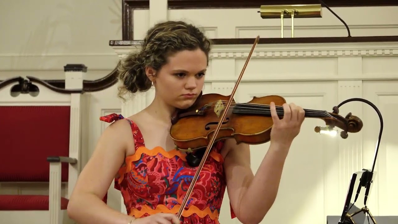 Samantha Hamilton performs Concerto #3 in E minor, Op. 64 by Felix Mendelssohn