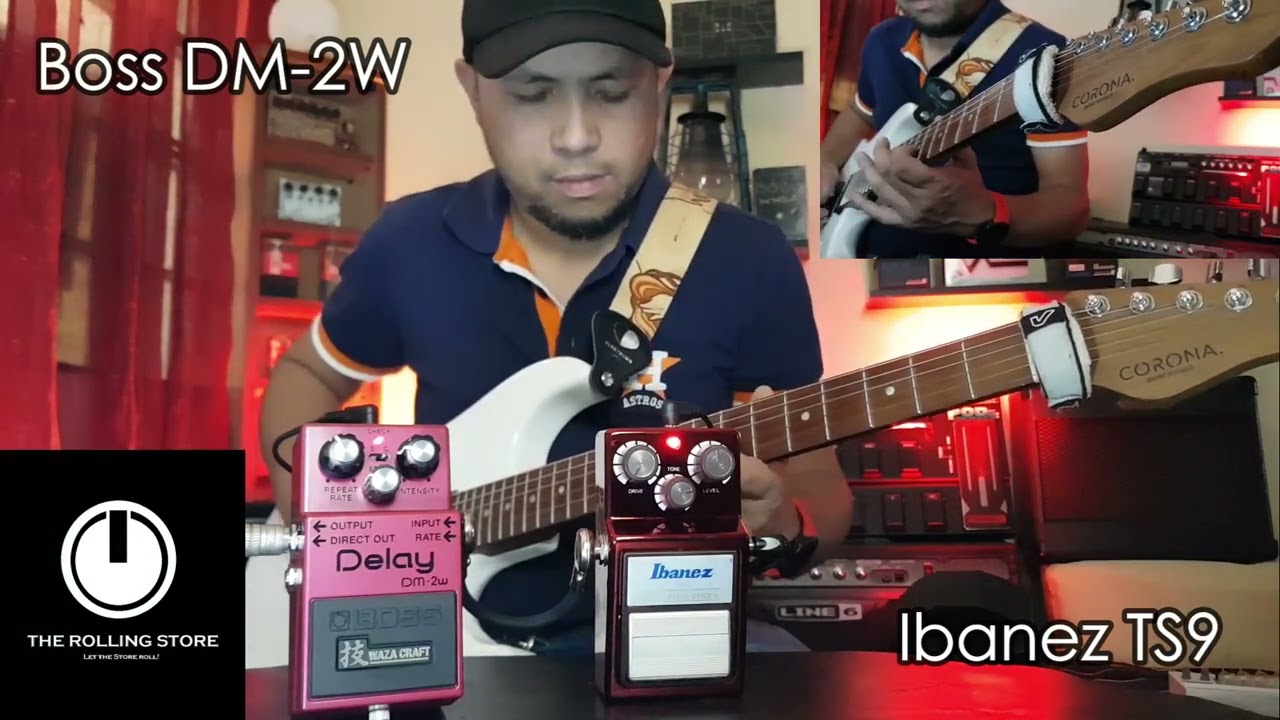 Boss DM-2W & Ibanez TS9 40th Anniversary