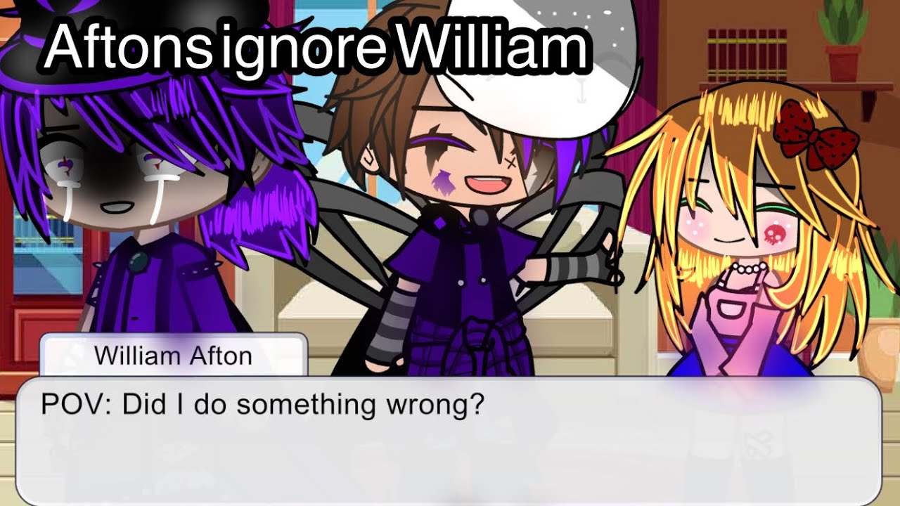 Aftons ignore William for 24hrs prank// GONE WRONG// FNAF// My AU