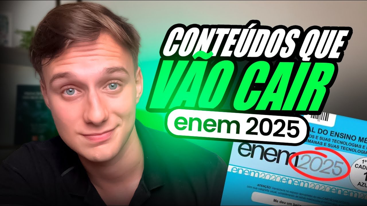 ✅ CONTE&Uacute;DOS QUE MAIS CAEM NO ENEM (ATUALIZADO 2025)