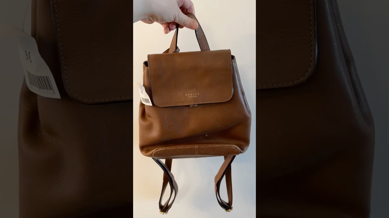 Удалось ли мне реанимировать старый рюкзак Radley London из секонд-хенда?