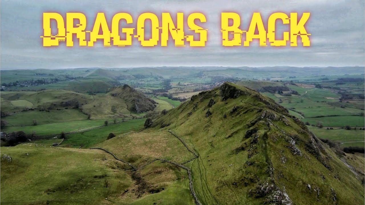 Full Hiking Loop of Parkhouse & Chrome Hill - The Dragons Back - Peak District National Park UK
