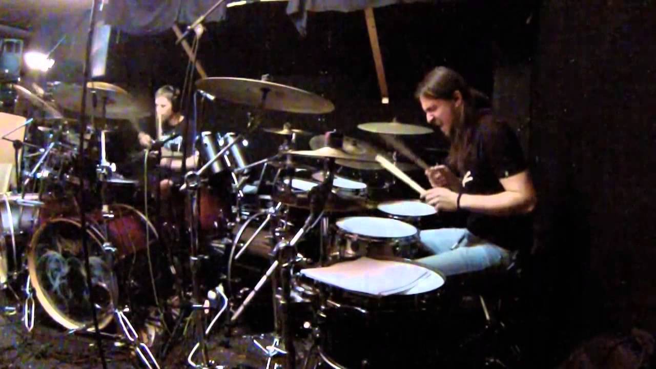 Hannes Grossmann (Obscura) and Sebastian Lanser (Panzerballet) - Drum illuminati Jam