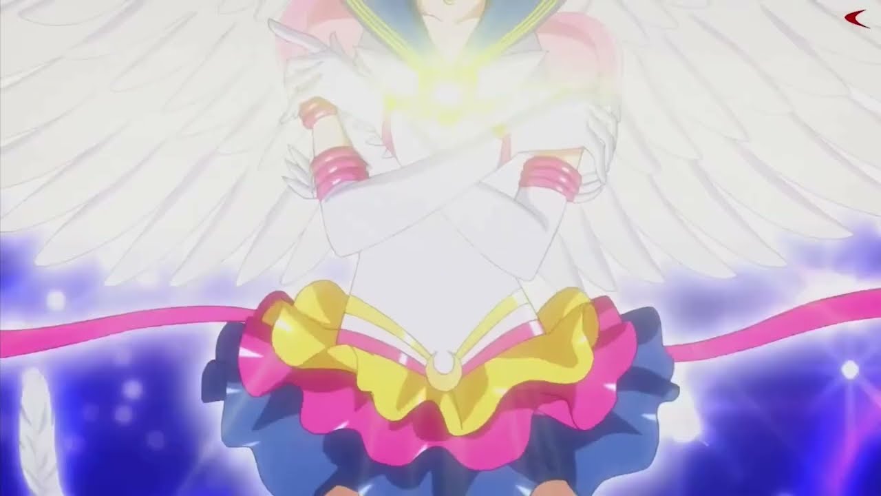 Sailor Moon (With all the Sailor Senshi star seed over the universe) vs Chaos