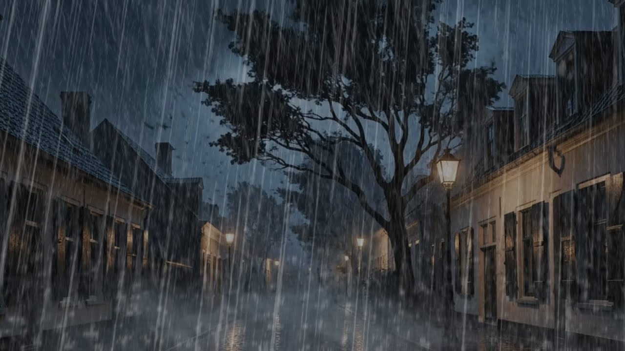 Relaxing Rain Sounds with Thunder at Night for Sleeping, Studying, and Focus | KOTA RAIN