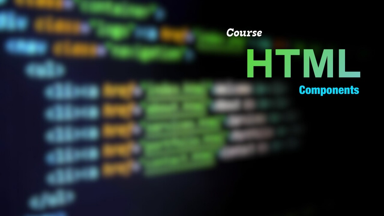 🔥 HTML Components شرح مبسط | Learn Reusable Components  Fast & Clean UI