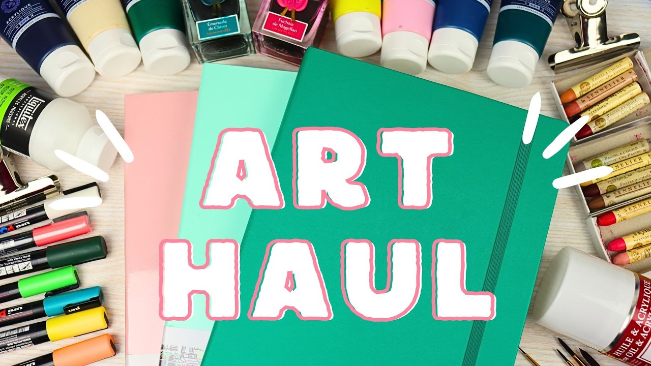 Art supplies Haul for 2025 - No-spend goal for the rest of the year
