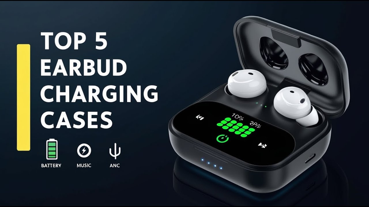 Top 5 Best Wireless Earbud Charging Cases 2026 | Long Battery Life