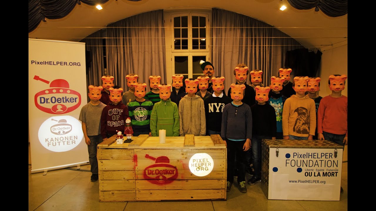 Die Schweinebande feat. Vokalmatador - In der Waffenb&auml;ckerei von Dr.Oetker - Weihnachtsb&auml;ckerei