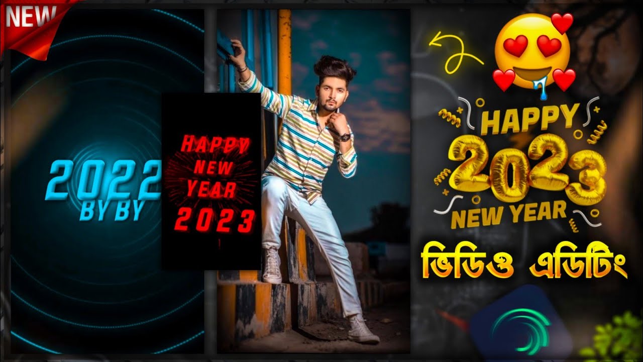 New Viral Happy New Year 2023 Status Video Editing In Alight Motion | Next Level Edit | Sakib Tech