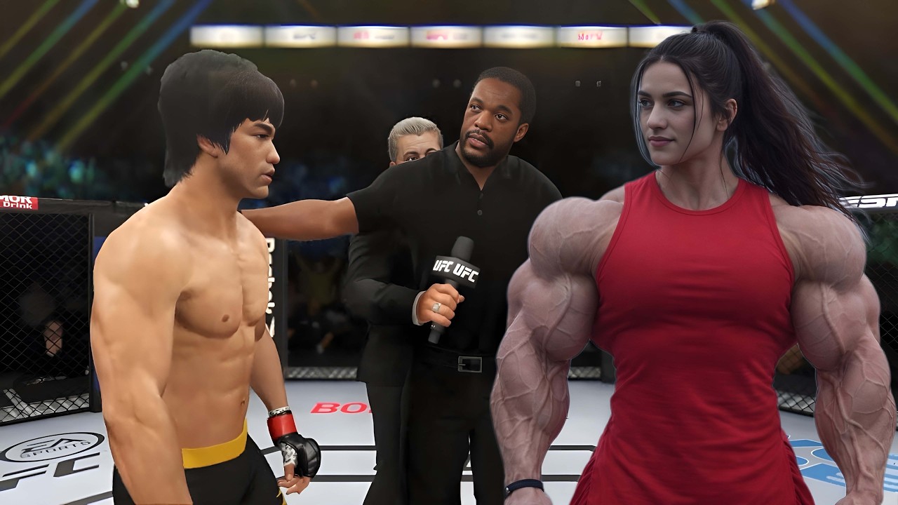 PS5 | Bruce Lee vs. Kamila Strong Woman (EA Sports UFC 4)🥊