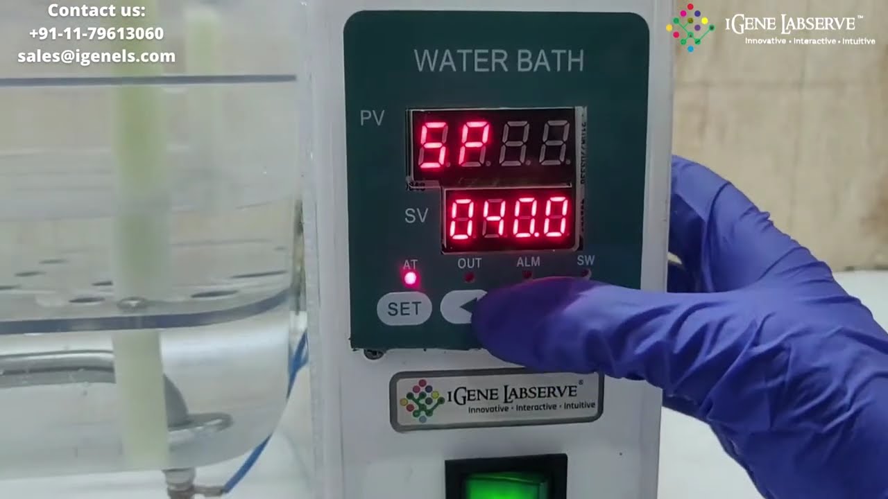 Transparent Water Bath | Water Bath  | iGene Labserve