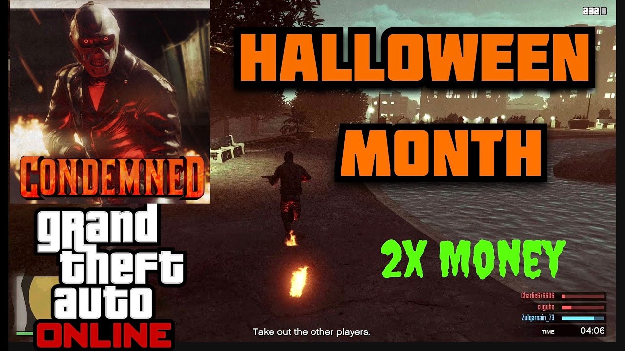 GTA ONLINE CONDEMNED 2X MONEY & RP (NEW ADVERSARY HALLOWEEN MODE)