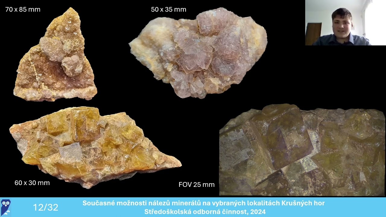 SOČ, 4, Tomáš Souček, Současné možnosti nálezů minerálů na vybraných lokalitách Krušných hor