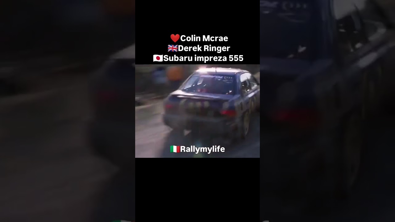 Colin Mcrae /Derek Ringer /Subaru impreza 555 /rally Montecarlo 1994 
