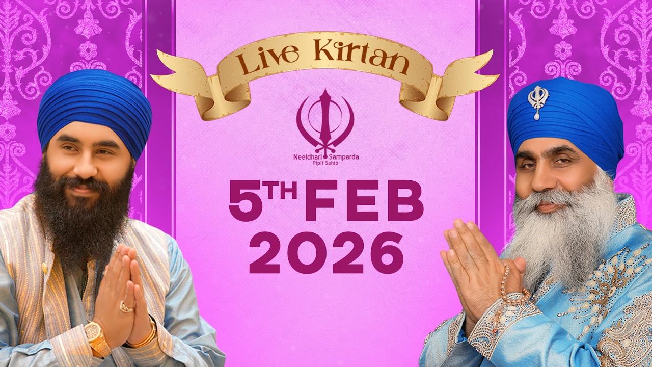 Live Kirtan from Singapore | 05Feb26n | Neeldhari Samparda | Bhai Nirmal Singh Ji Khalsa