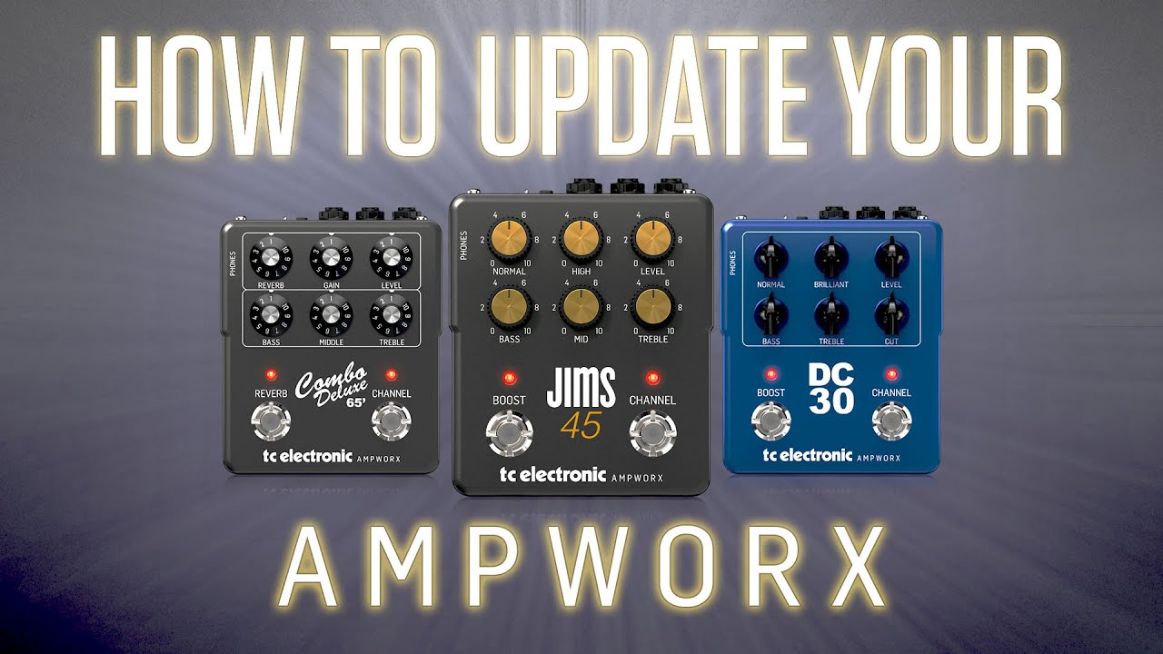 How to firmware update your Ampworx pedal