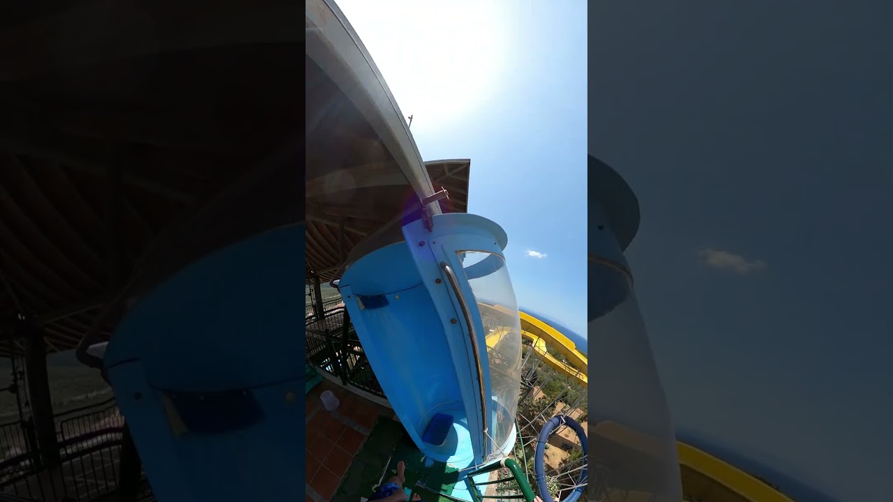 Adaland Aquapark Loop Blue Water Slide #Shorts