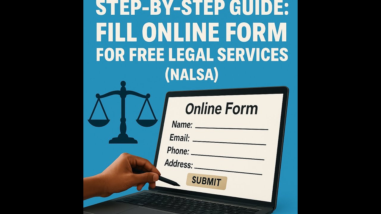 Step-by-Step Guide: Fill Online Form for Free Legal Services #nalsa